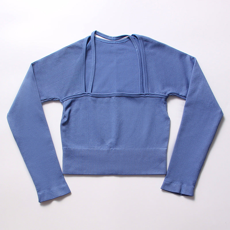 Wholesale Set Women's Tight Fitting Sports Breathable Quick Drying Fitness Nylon Yoga Clothes